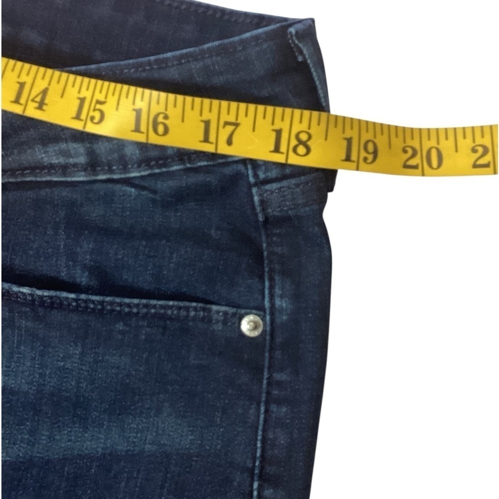 Denizen from Levi's Dark Indigo Skinny Mid Rise Jeans Plus Size 18 - Picture 6 of 12